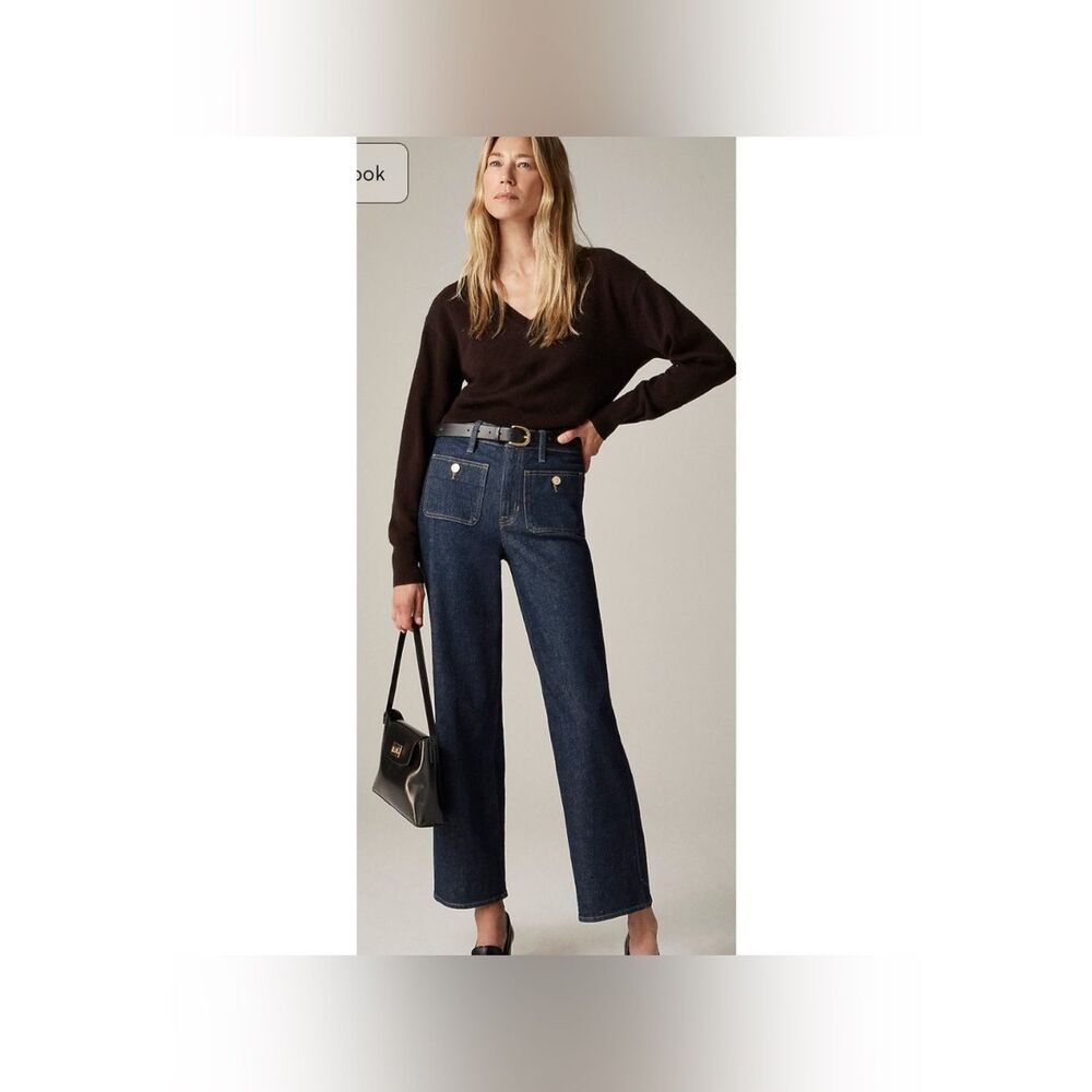 J.Crew Slim-wide Jean With Sailor Pockets Size 27 ~ NWOT